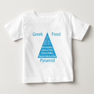 Greek Food Pyramid Baby T-Shirt