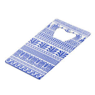 Greek Fret, Mediterranean Pattern, Blue