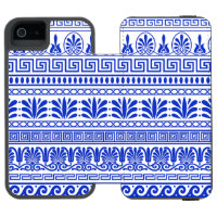 Greek Fret, Mediterranean Pattern, Blue