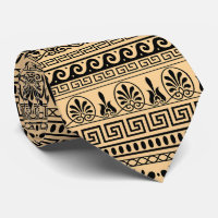 Greek Fret, Mediterranean Pattern, Brown