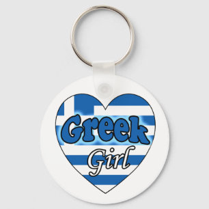Greek Girl Keyhanger Key Ring