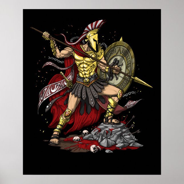 Greek God Ares Poster (Front)