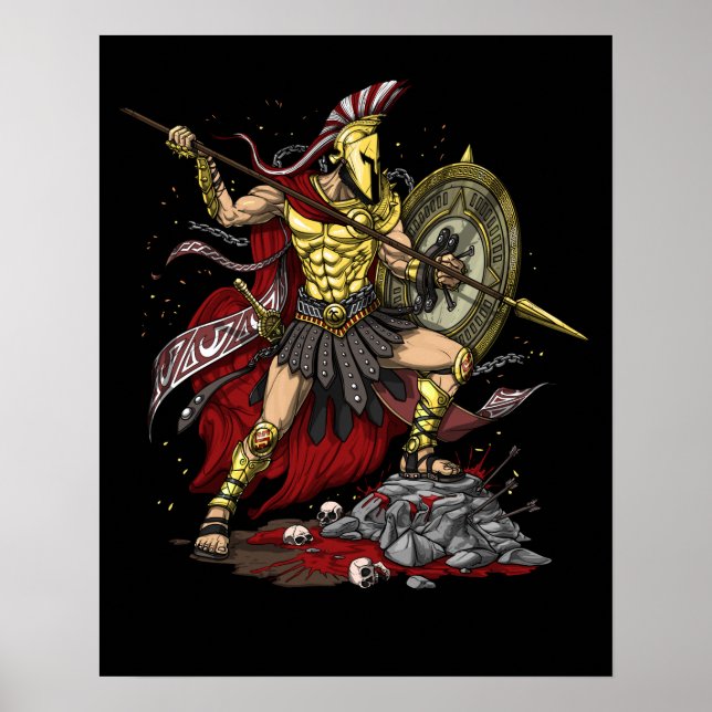 Greek God Ares Poster (Front)