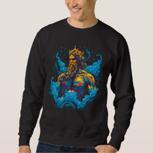 Greek God Poseidon Greek Mythology Neptune Sweatshirt