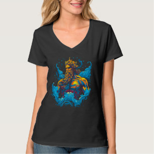 Greek God Poseidon Greek Mythology Neptune T-Shirt