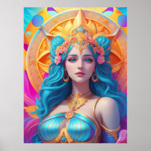 Greek Goddess Aphrodite in Her Splendor Poster