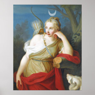 Greek Goddess Diana of the Hunt Poster