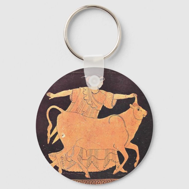 Greek Goddess Europa Key Ring (Front)