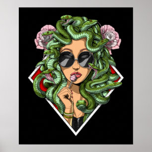 Greek Goddess Medusa Poster