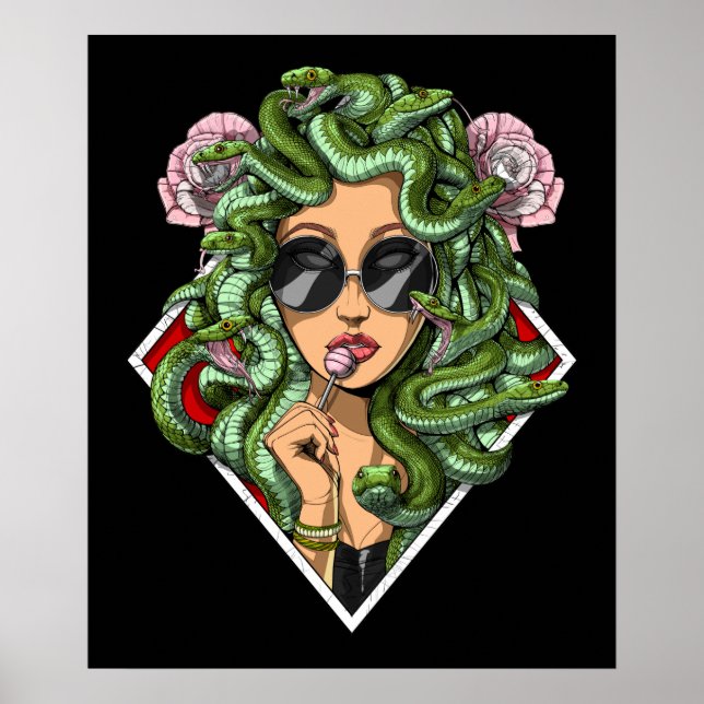 Greek Goddess Medusa Poster (Front)