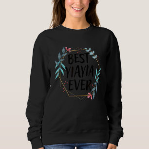 Greek Grandma Greece Granny Best Yiayia Ever 5 Sweatshirt