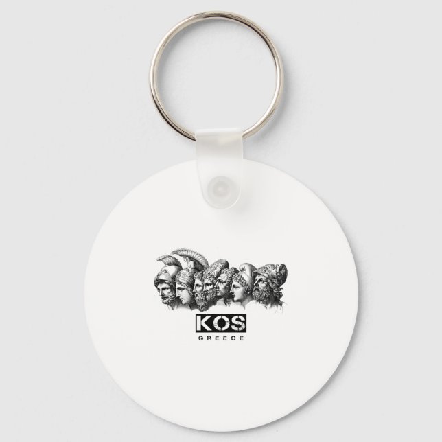 Greek Greece Beach Holiday Vacation Kos  Key Ring (Front)
