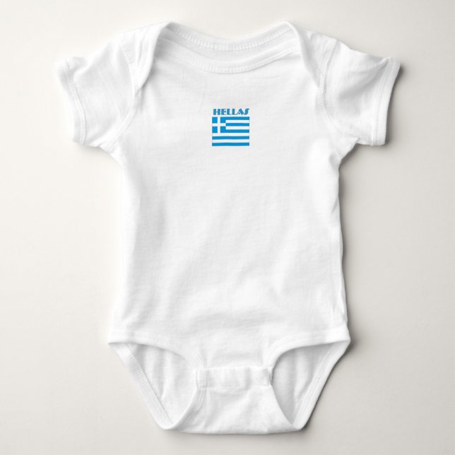 Greek Hellas Baby Baby Bodysuit (Front)