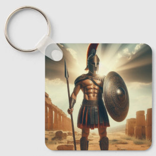 Greek Hoplite 1  Key Ring