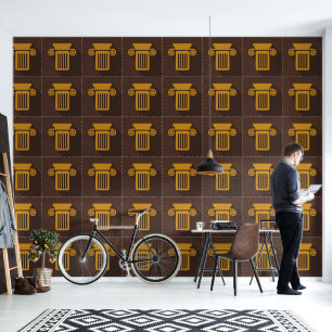 Greek Ionic Column Designer Wallpaper