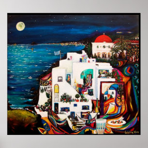 Greek Island Dream Poster