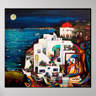 Greek Island Dream Poster