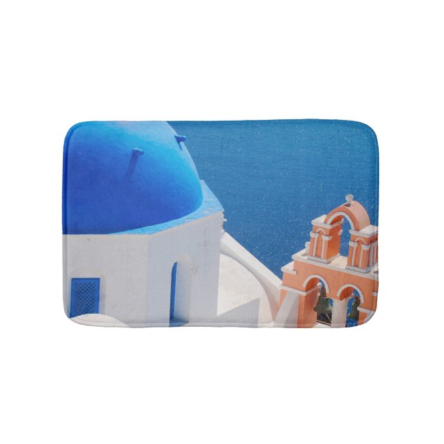 Greek Island Santorini Bath Mat (Front)