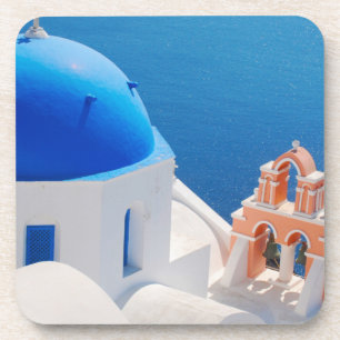 Greek Island Santorini Coaster