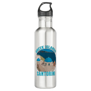 Greek Islands Santorini 710 Ml Water Bottle