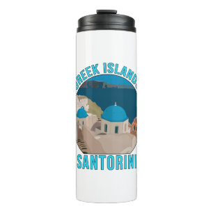 Greek Islands Santorini Thermal Tumbler