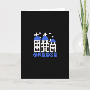 Greek Islands Vacation Cruise Outfit Card