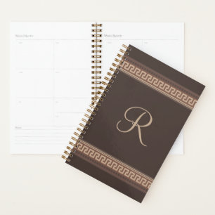 Greek key border planner