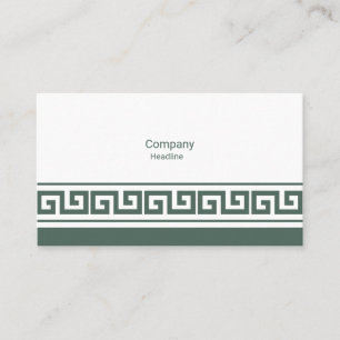 Greek Key Business Card