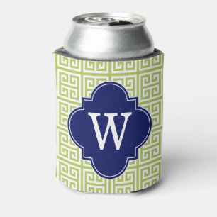 Greek Key Can Cooler