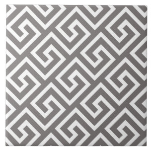 Greek Key Classic Square Swirl Pattern Tile