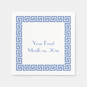 Greek Key Design Napkin