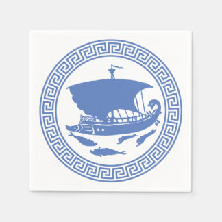 Greek Key Design Napkin