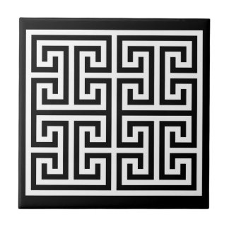 Greek Key Design Tile