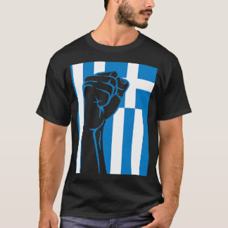 Greek Key Greek Pride OPA Hellas Greece Greek Flag T-Shirt