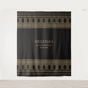 Greek key pattern and CUSTOM COLORS Tapestry