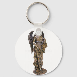 GREEK LADY FORTUNA STATUE KEY RING