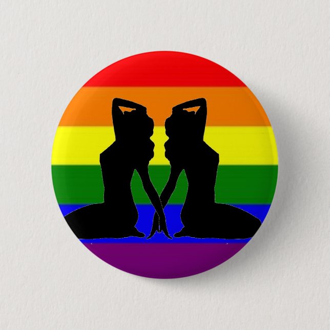 Greek Lesbian Pride 6 Cm Round Badge (Front)