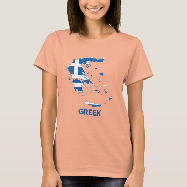 GREEK MAP T-Shirt (Front)