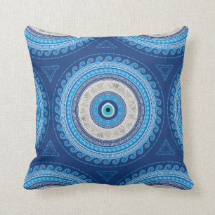 Greek Mati Mataki - Matiasma Evil Eye ornament Cushion