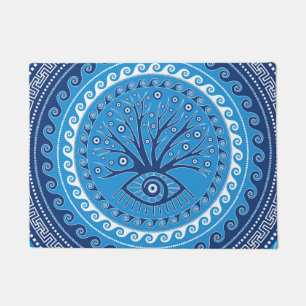 Greek Mati Mataki - Matiasma Evil Eye Tree Doormat