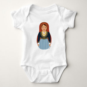 Greek Matryoshka Baby Bodysuit