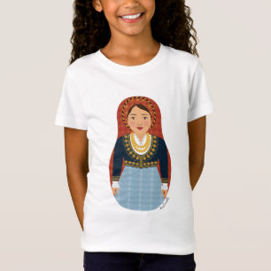Greek Matryoshka Girls' T-Shirt