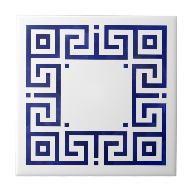 Greek Meander - Greek Key Tile (Front)
