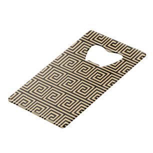 Greek Meander Key Squares Pattern Brown