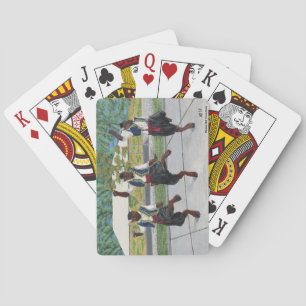 Greek Minotaurs Dancing Playing Cards