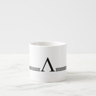 Greek Monogram Espresso Cup