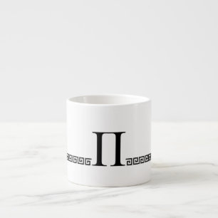 Greek Monogram Espresso Cup