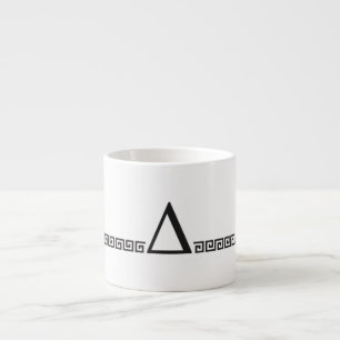 Greek Monogram Espresso Cup