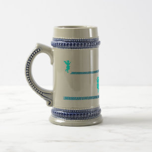 Greek Mug / grecain Key with Evzone