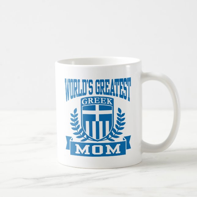 Greek Mum Coffee Mug (Right)